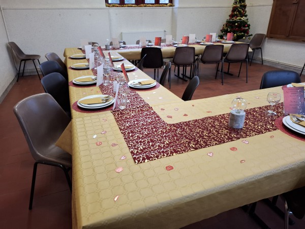 Repas de Noël de nos aînés.