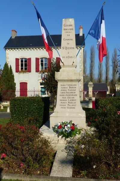 Monument aux morts Saint Quentin sur Nohain